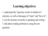 新译林版初中英语八下Unit4 A good read Grammar 课件