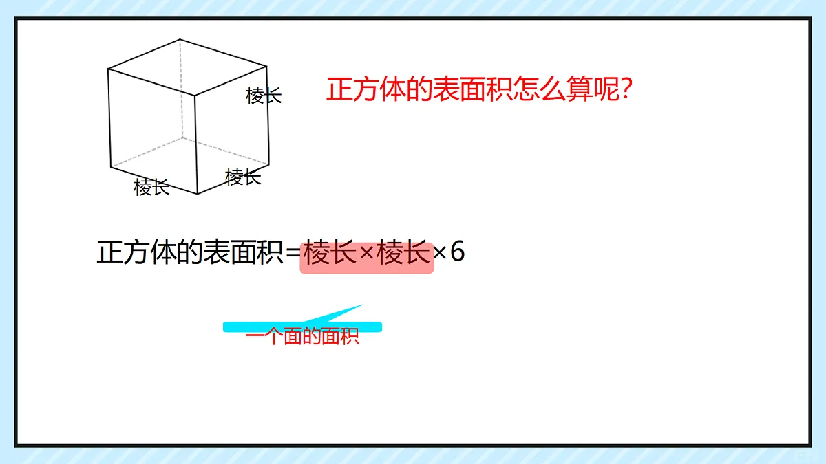 西师版五年级下册数学第三单元《长方体和正方体表面积的应用》课件PPT第3页