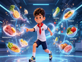 人教版小学美术三下11食物成分形象化 课件+数字人导入视频