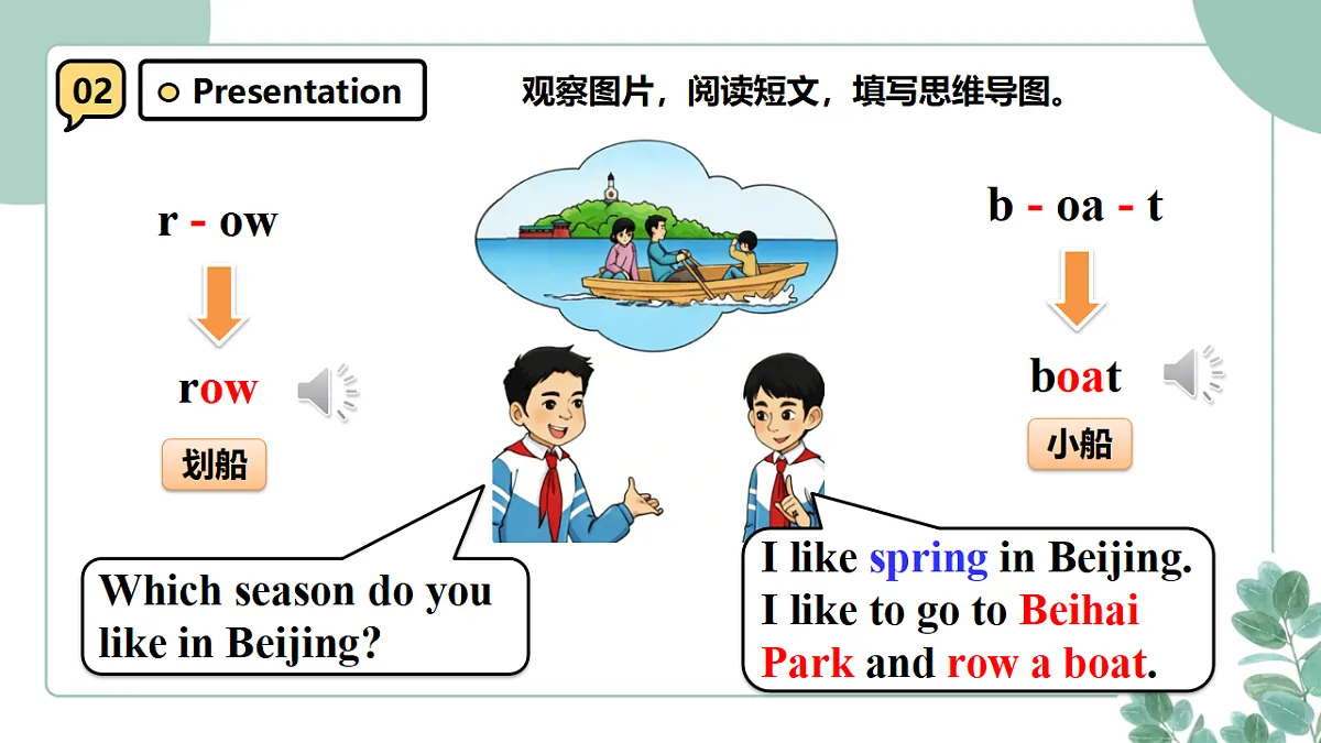 北京版（2024）三年级下册英语Unit 3 Seasons in my eyes Lesson 11 课件+素材第8页