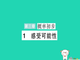 2026七年级数学下册第三章概率初步1.感受可能性作业课件北师大版（2024）（含答案）