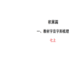 2026年中考语文一轮复习 练习课件含答案 一、教材字音字形梳理-部编版七年级上册