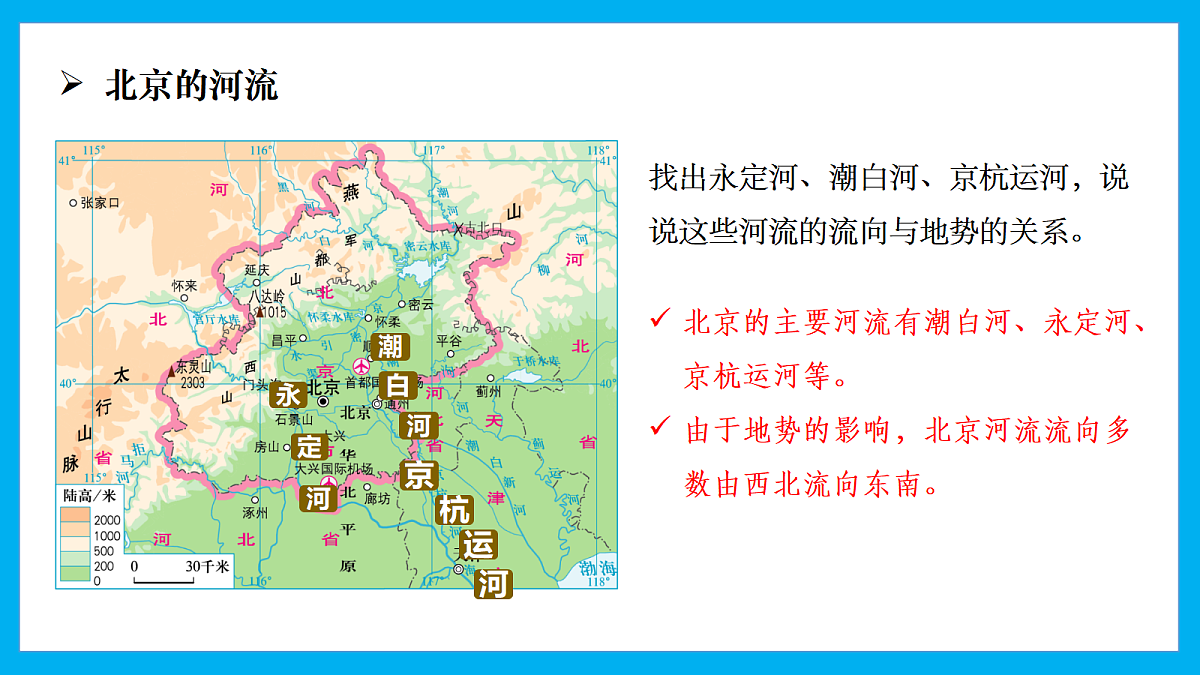 【湘教新版】8下第八章 第一节 《北京市的城市特征与建设成就》教学课件（第1课时）第7页