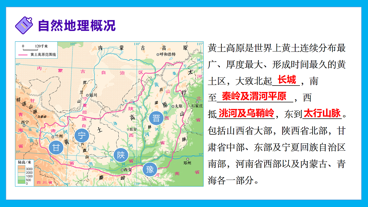 【湘教新版】8下第八章 第五节 《黄土高原的生态保护与高质量发展》教学课件第5页