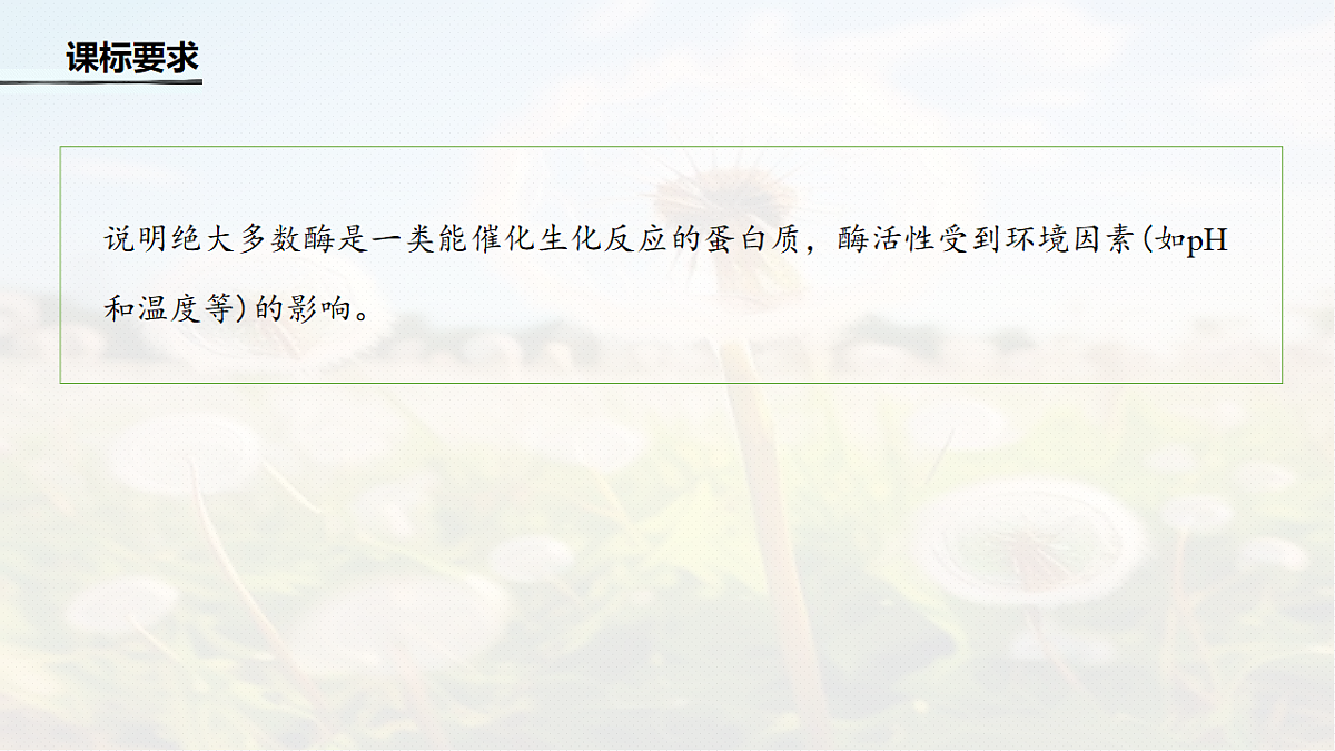 第三单元　第9课时　降低化学反应活化能的酶第2页