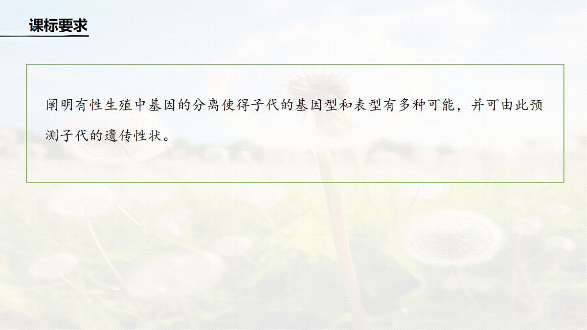 第五单元　第21课时　分离定律的概率计算和常规应用第2页