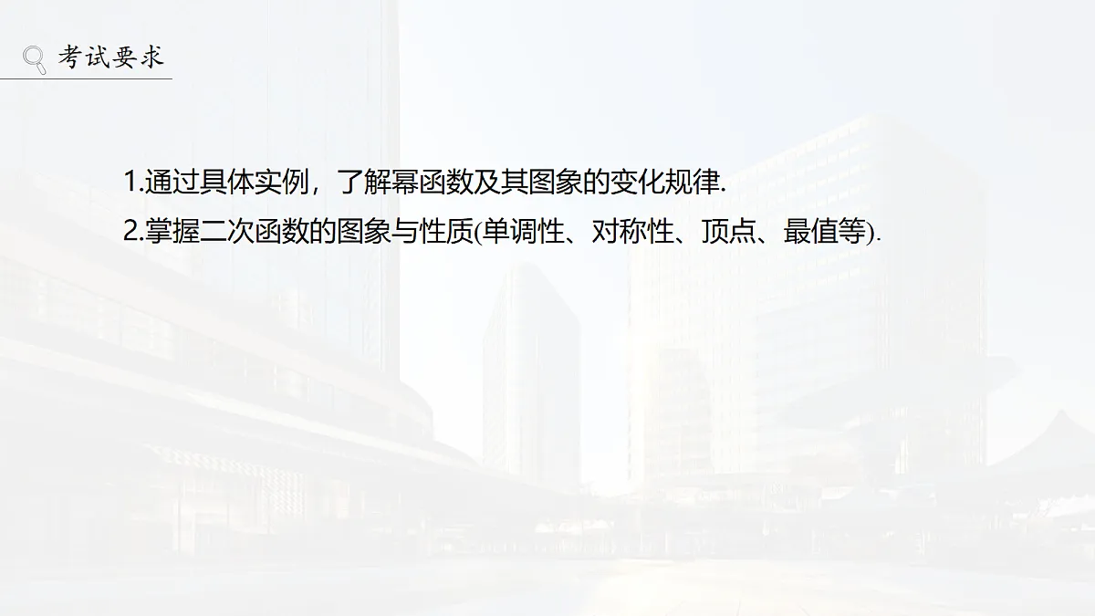 第二章　§2.5　二次函数与幂函数第2页
