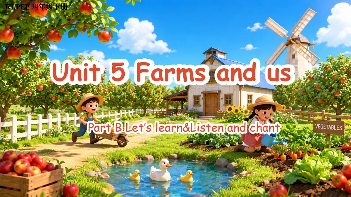 Unit 5 第5课时 Part B Let’s learn&Listen and chant (教学课件)第1页