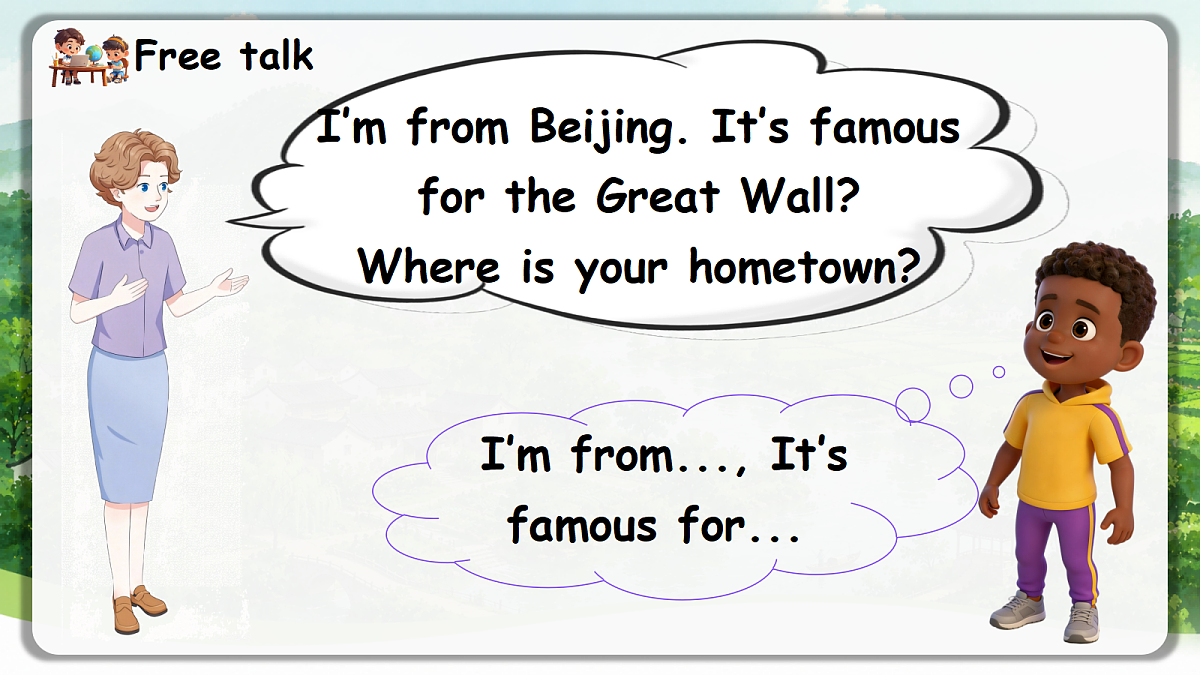 Unit 4 第1课时 Part A Let’s talk& think and guess(教学课件) 第5页