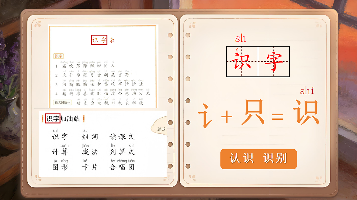 一下 语文园地一（含板书）第6页
