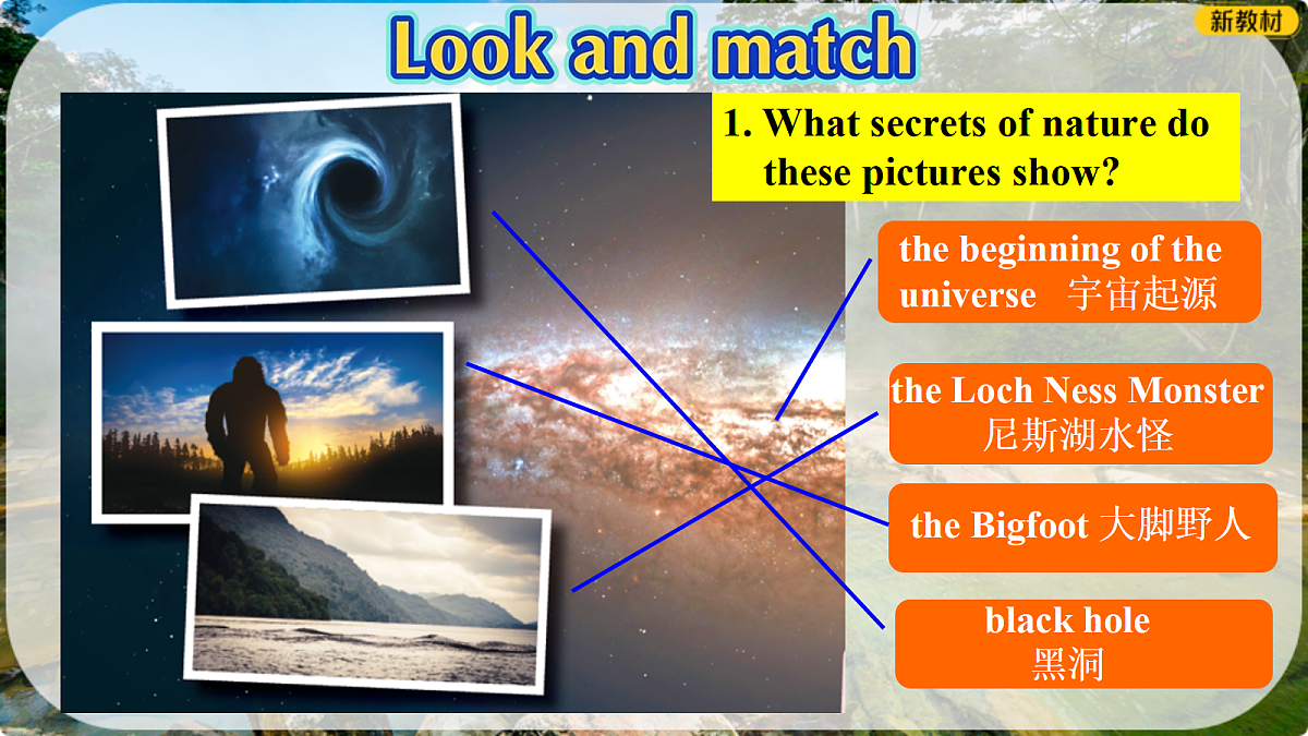 Unit 5 Looking into nature Listening and speaking优质课件新外研版八下第3页