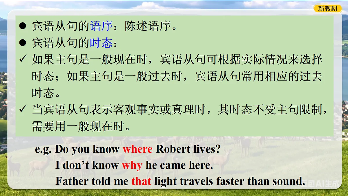 Unit 6 Living with nature Grammar课件外研版（新教材）八年级下册第7页