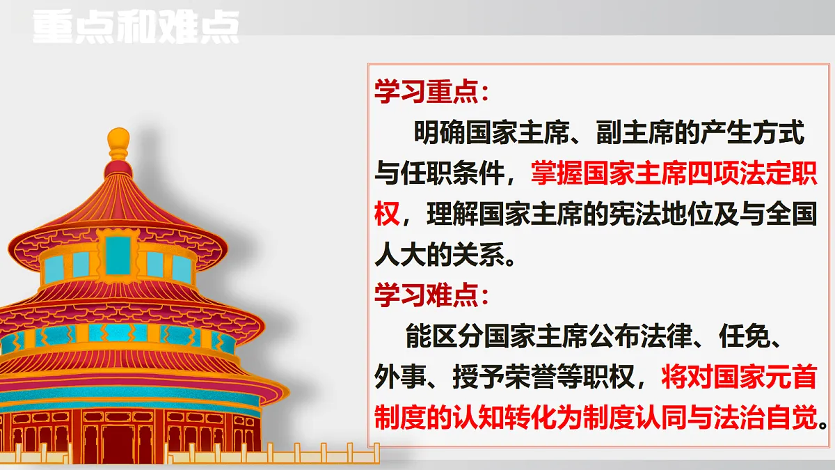 第八课 中华人民共和国主席第4页