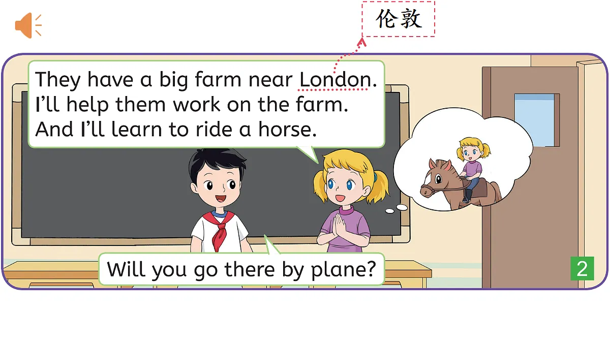 Lesson 4 I'll fly to London.第4页