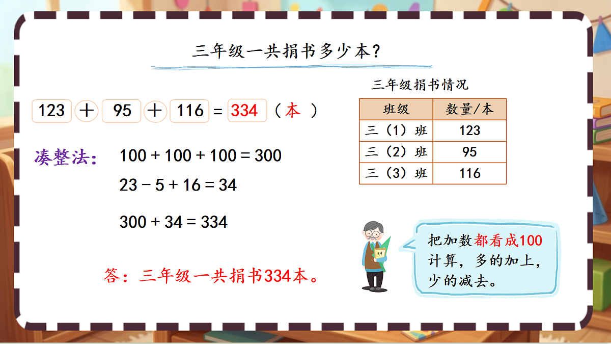 北师大版（2024）数学三上3. 1《捐书》 课件第6页
