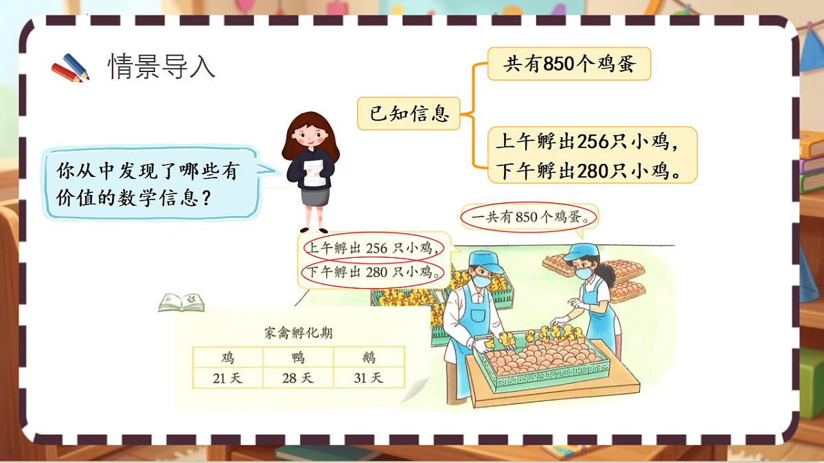 北师大版（2024）数学三上3. 2《小小养殖场》 课件第3页