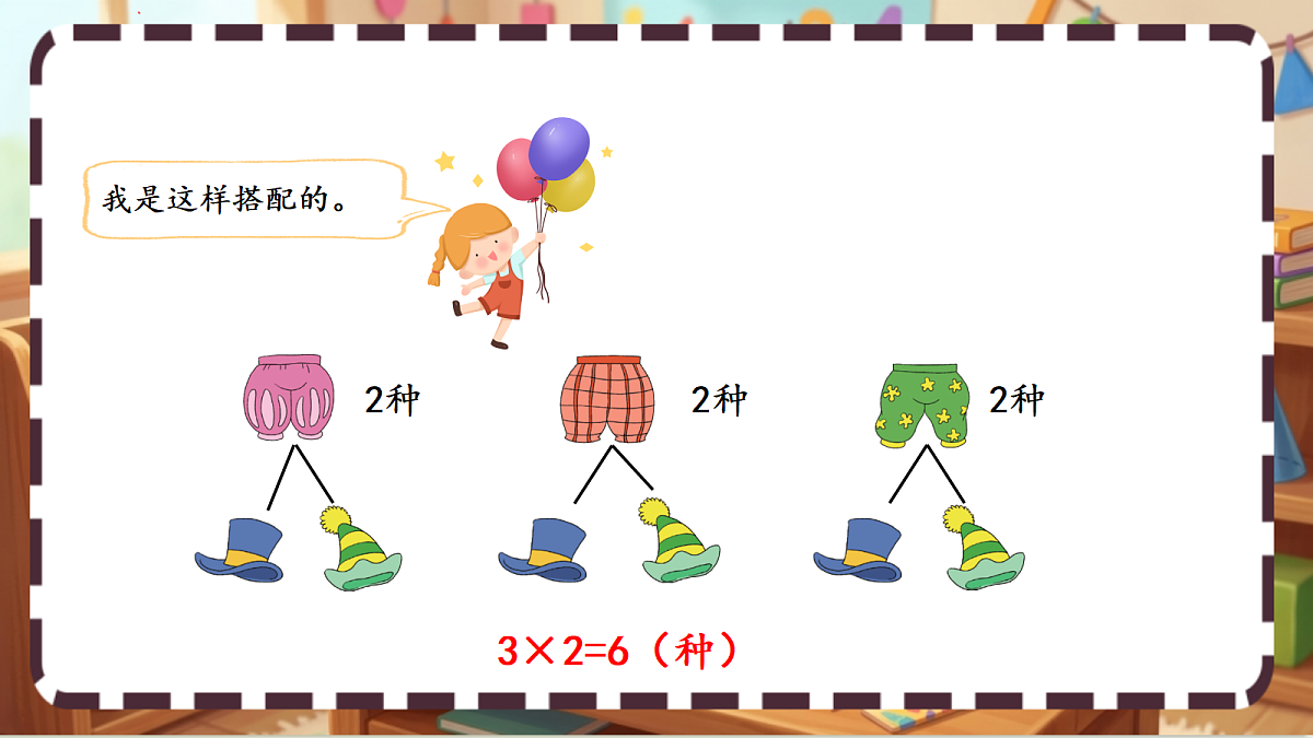 北师大版（2024）数学三上 数学好玩《 搭配中的学问》 课件第6页