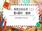 北师大版（2024）数学三上 6. 4《植树》 课件