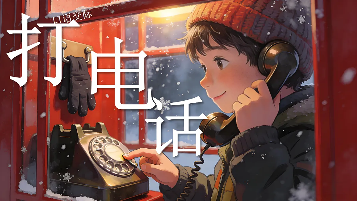 一下 第三单元 《口语交际打电话》第1页