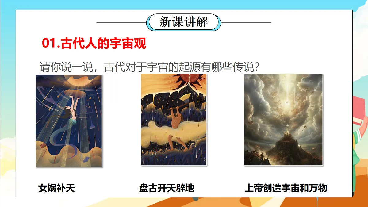 浙教版科学九下1.1《人类对宇宙的认识》（教学课件）第3页