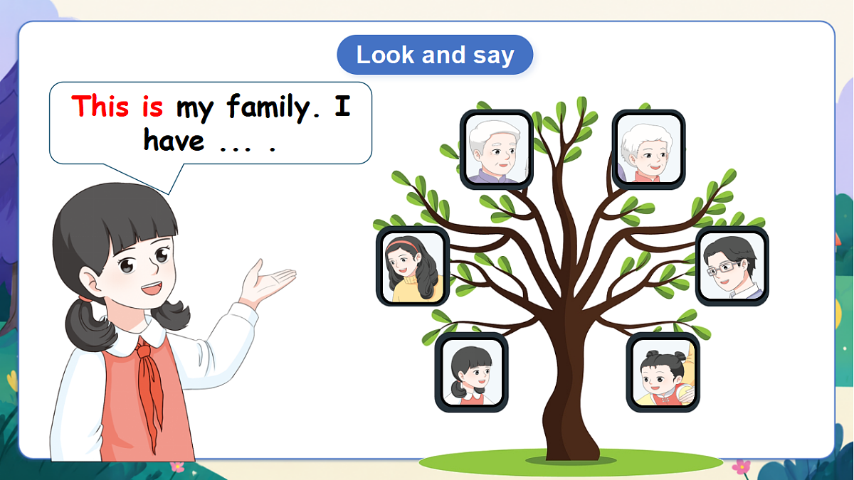 （新教材）人教版PEP英语三上Unit 2 《Different families》 PB Start to read & PC Project & PC Reading time课件第5页