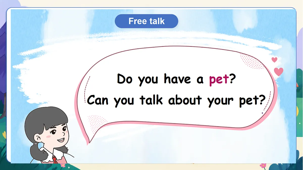 （新教材）人教版PEP英语三上Unit 3 《Our animals friends》 PA let's talk课件第5页