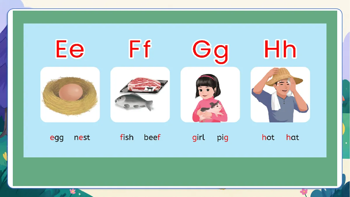 （新教材）人教版PEP英语三上Unit 3 《Our animals friends》PA Letters and sounds课件第3页