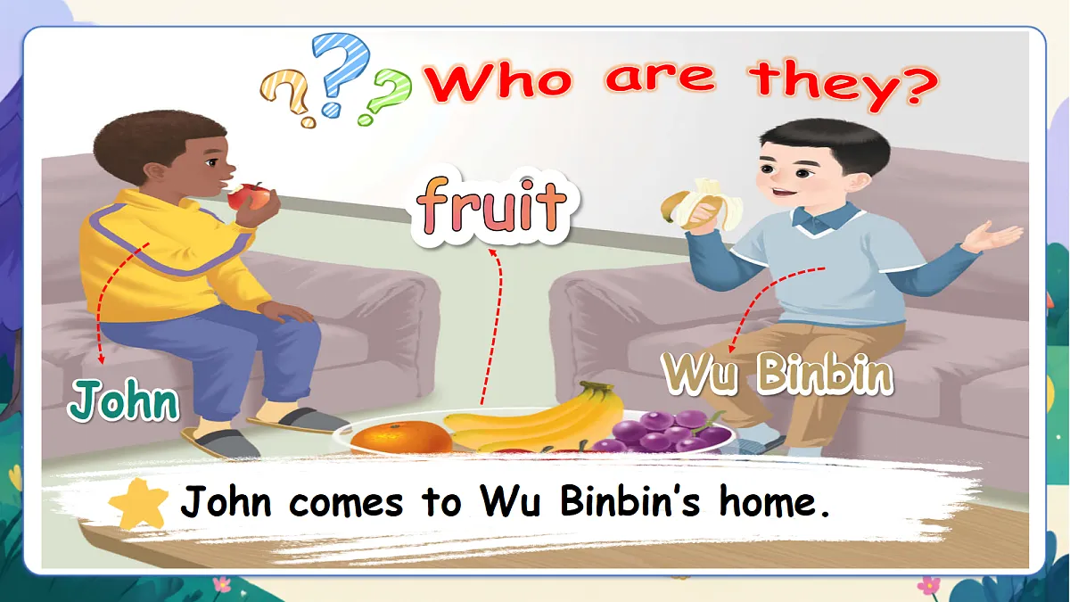 （新教材）人教版PEP英语三上Unit 4 《Plants around us》PA Let's learn 课件第8页
