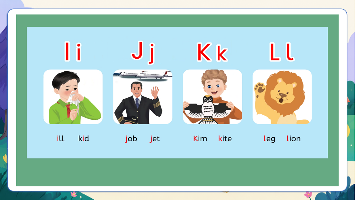 （新教材）人教版PEP英语三上Unit 4 《Plants around us》PA Letters and sounds课件第3页