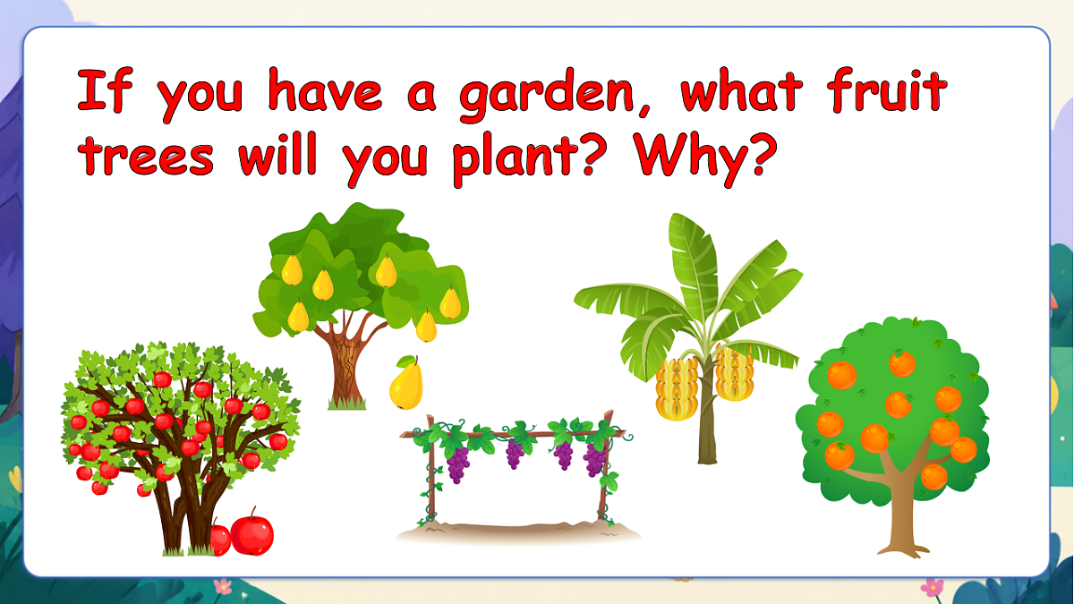 （新教材）人教版PEP英语三上Unit 4 《Plants around us》PB Start to read & PC Project & PC Reading time课件第6页