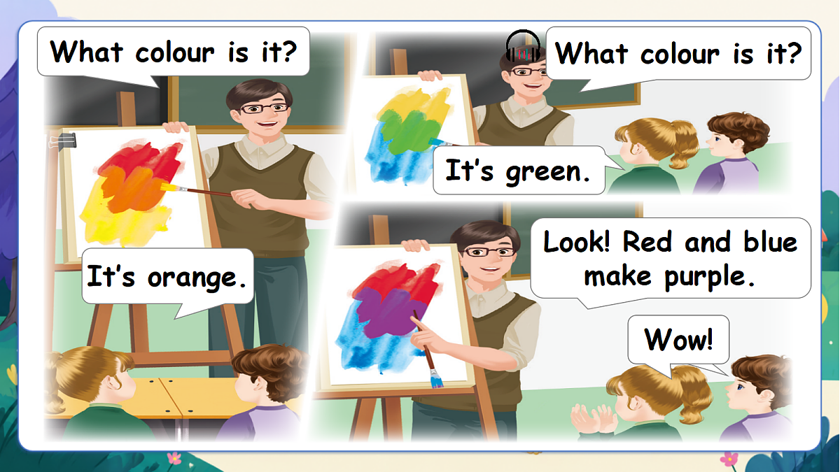 （新教材）人教版PEP英语三上Unit 5《The colourful world 》 PA Let's learn 课件第4页