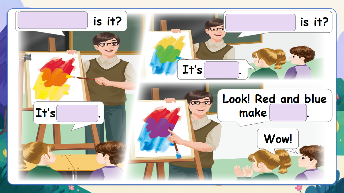 （新教材）人教版PEP英语三上Unit 5《The colourful world 》 PA Let's learn 课件第5页