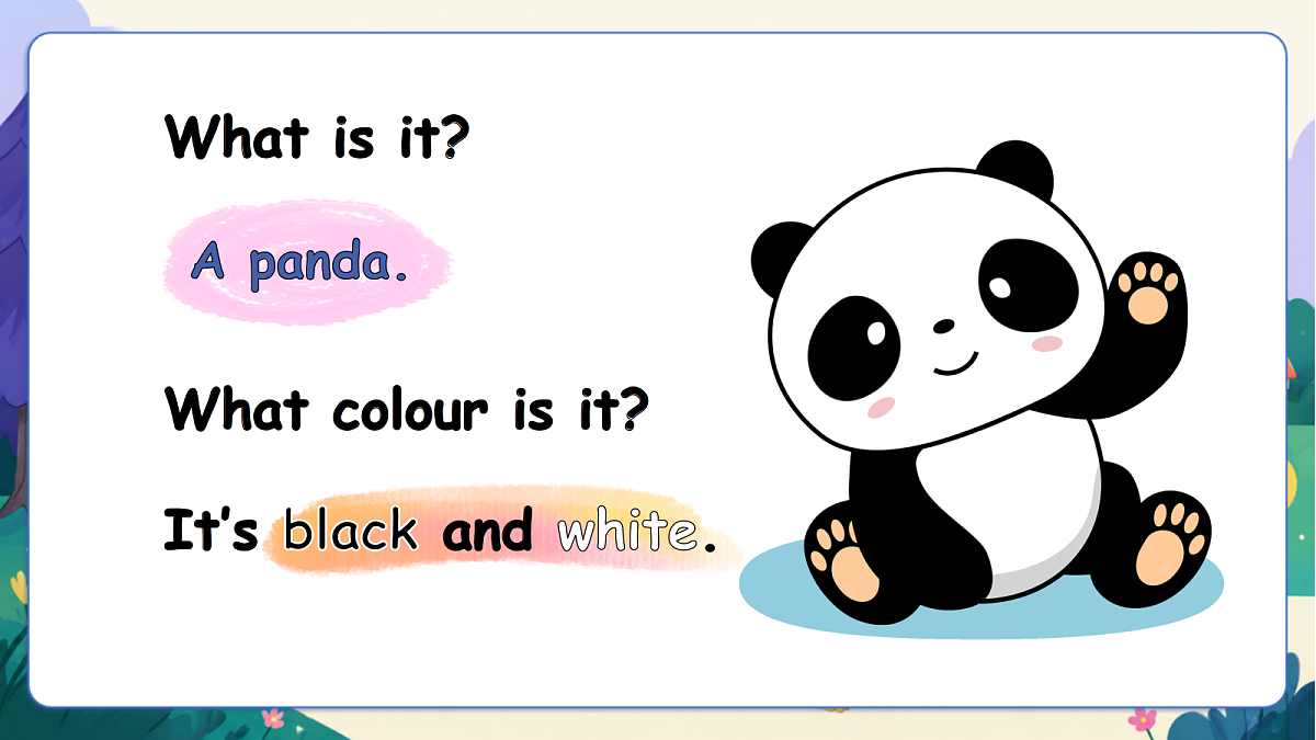 （新教材）人教版PEP英语三上Unit 5《The colourful world 》PB Let's learn 课件第6页