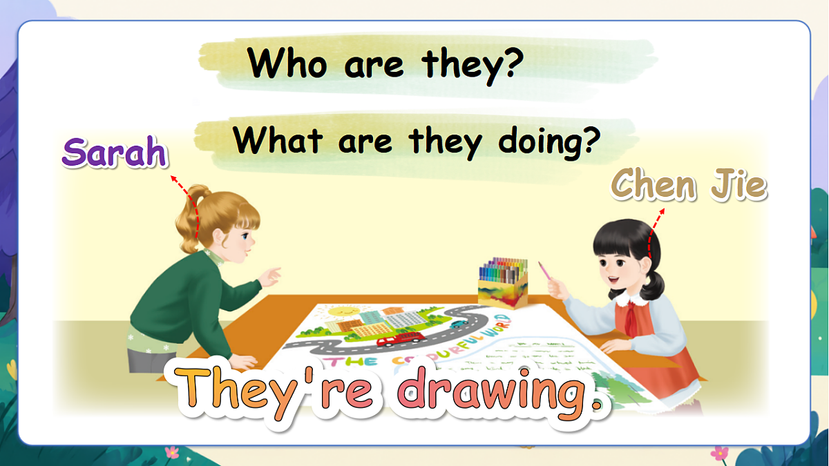 （新教材）人教版PEP英语三上Unit 5《The colourful world 》PB Let's talk 课件第7页