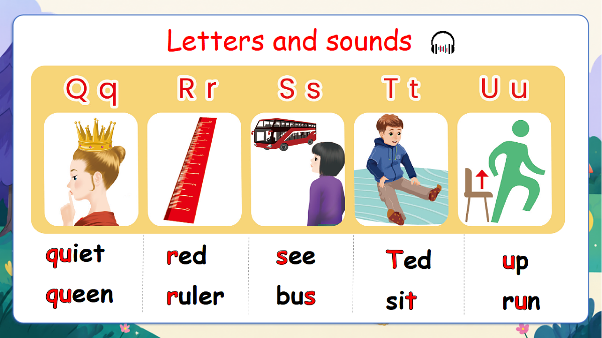 （新教材）人教版PEP英语三上Unit 6 《Useful numbers》 PA Letters and sounds课件第4页