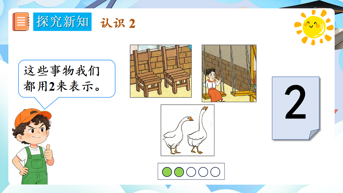 人教版小学数学一年级上册 第1课时《1~5的认识》课件第7页