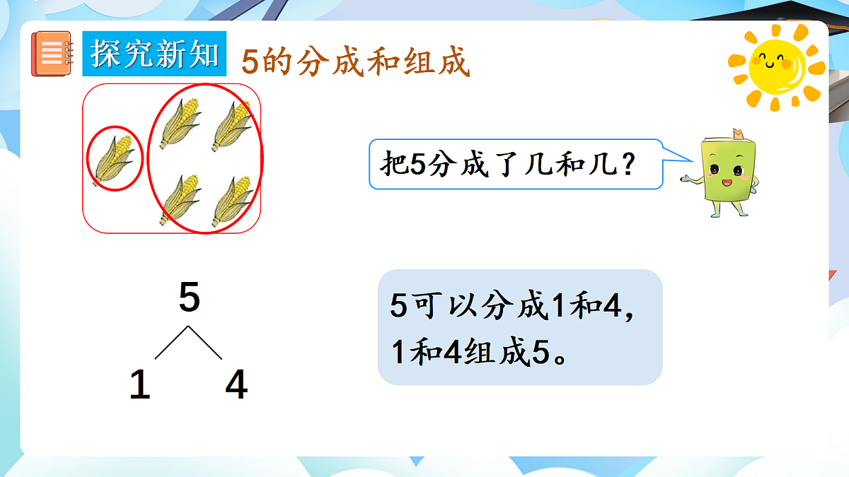 人教版小学数学一年级上册 第4课时《分与合》课件第7页