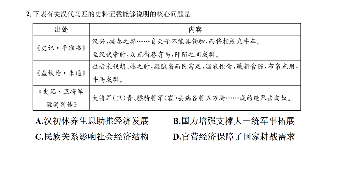 成都石室中学适应性考试(一)评讲PPT历史第4页