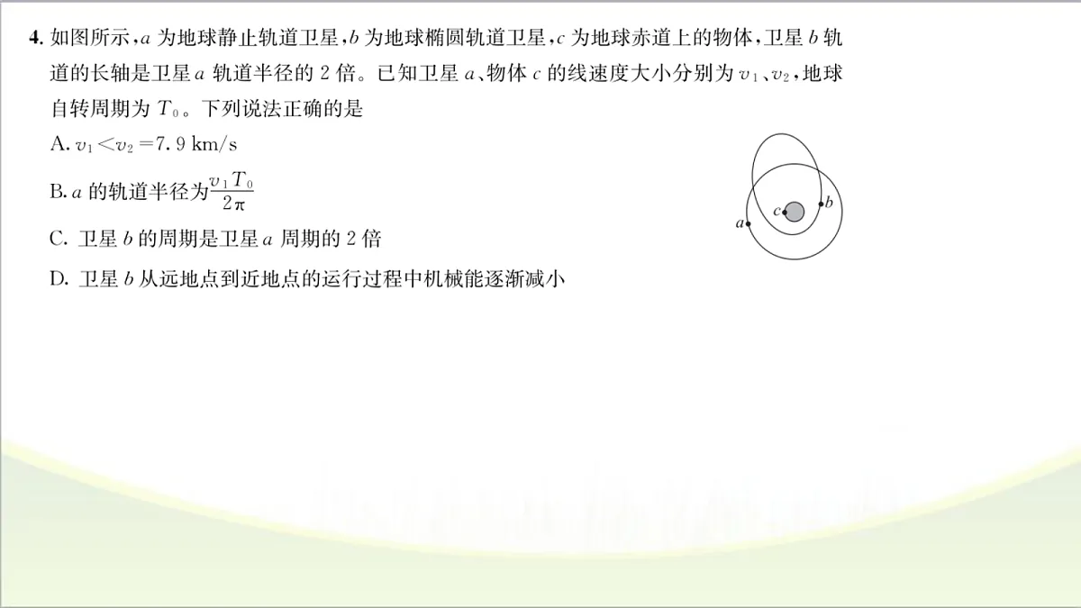 成都石室中学适应性考试(一)评讲PPT物理第6页