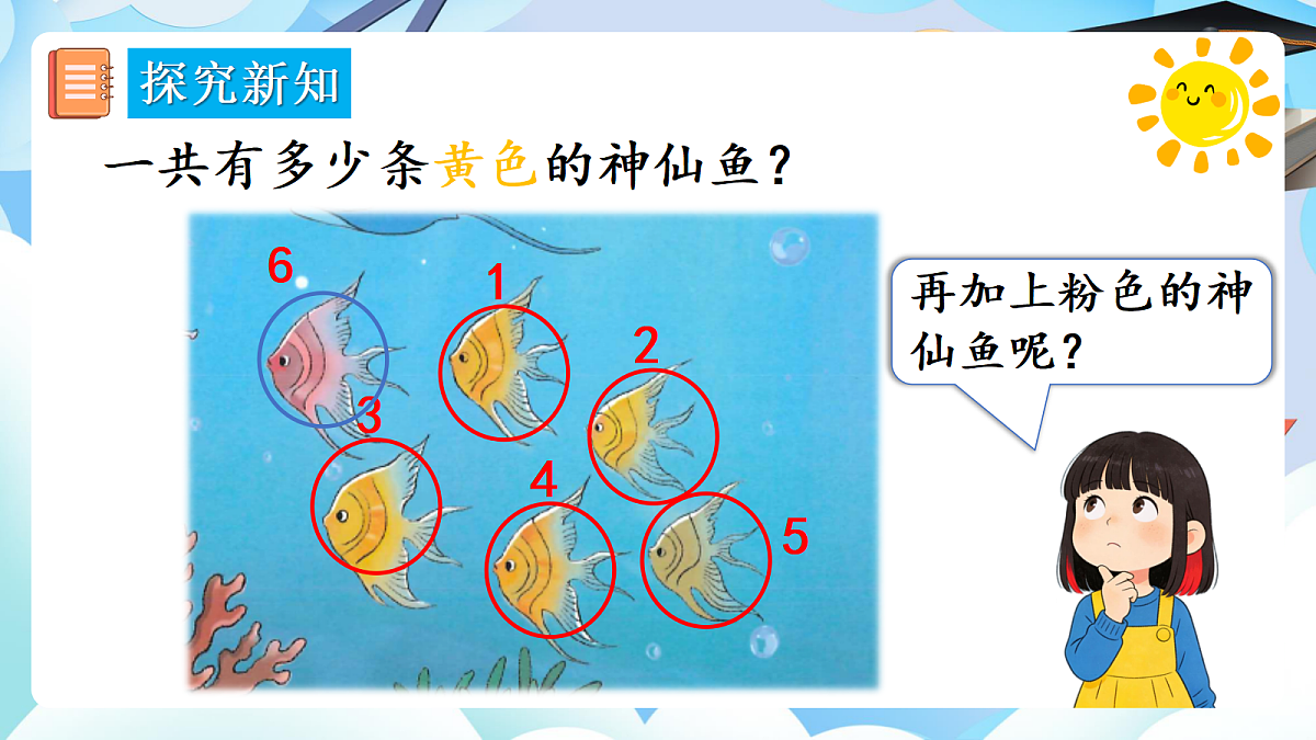 人教版小学数学一年级上册 第1课时《6~9的认识》课件第5页