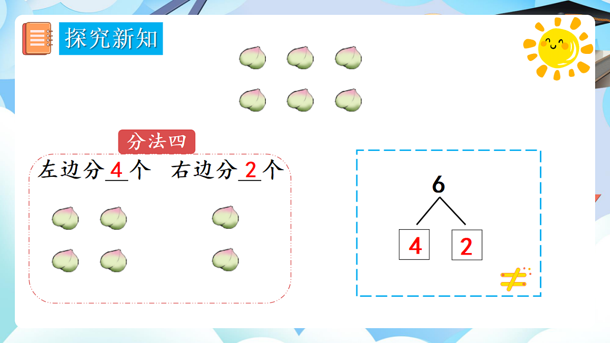 人教版小学数学一年级上册 第3课时《6、7的分与合》课件第7页