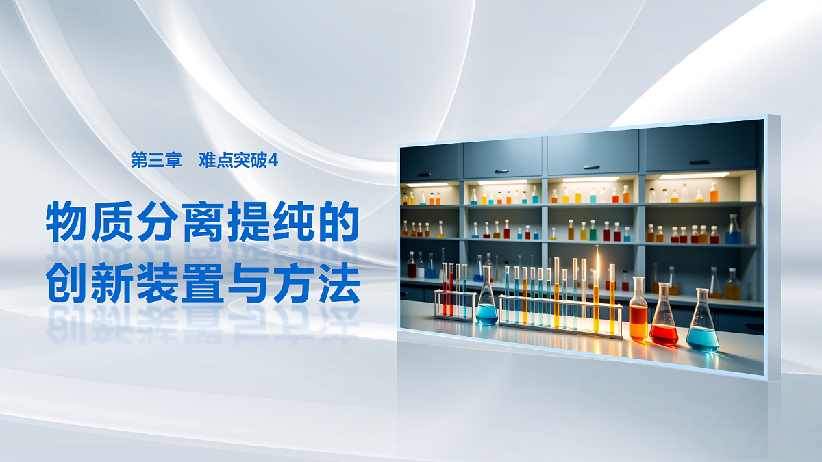 第三章　难点突破4　物质分离提纯的创新装置与方法第1页