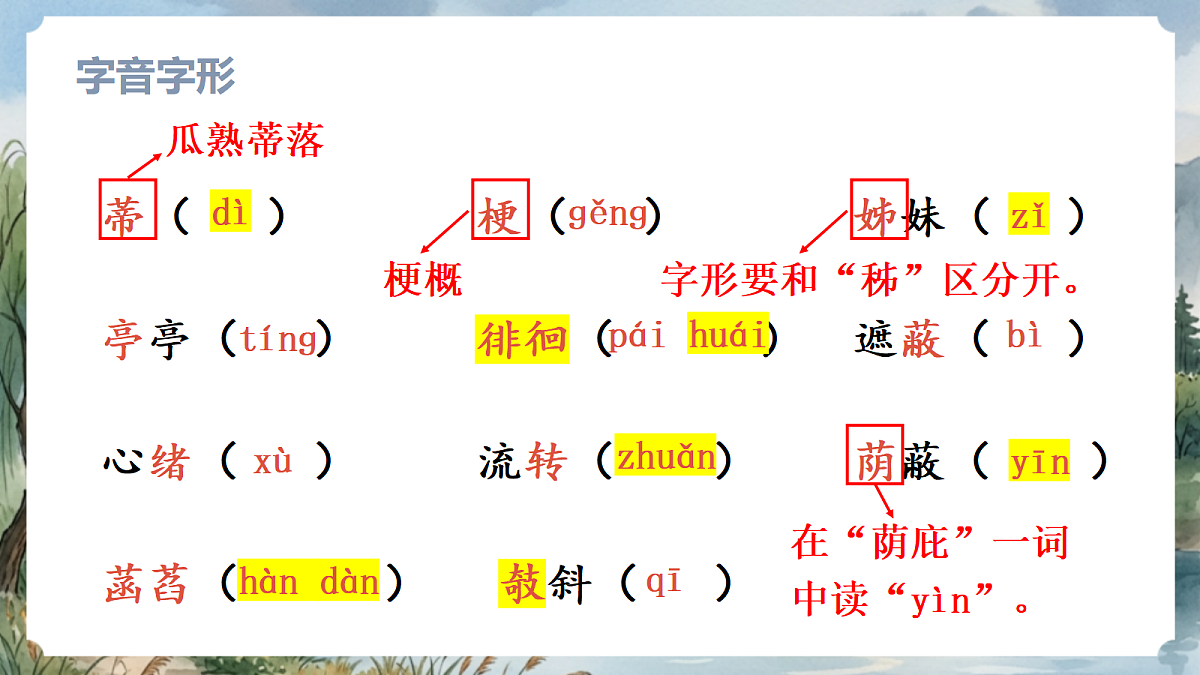 人教部编版语文七上 第7课 散文诗二首《荷叶·母亲》课件第8页