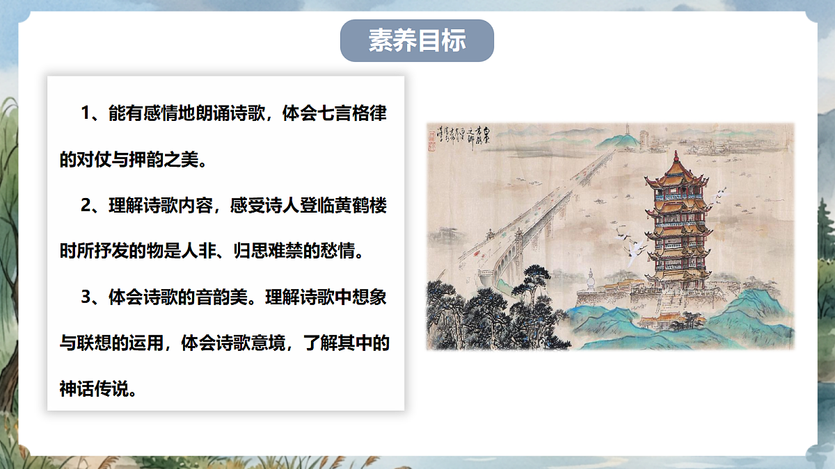人教部编版语文八上 第14课 唐诗五首《黄鹤楼》课件第4页
