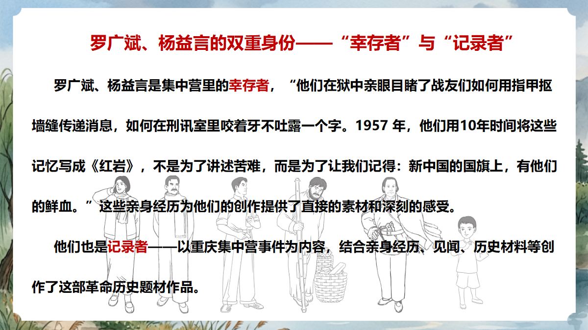 人教部编版语文八上 第四单元 整本书阅读《红岩》课件第7页