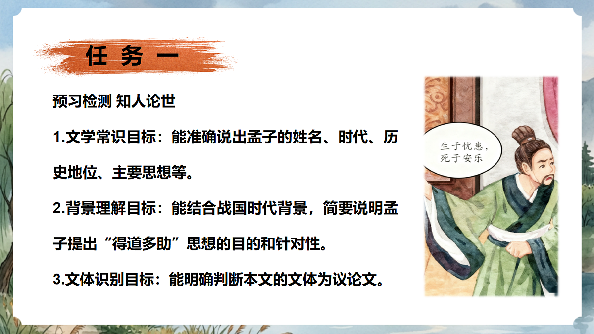 人教部编版语文八上 第23课《孟子》三章-生于忧患,死于安乐 课件第5页