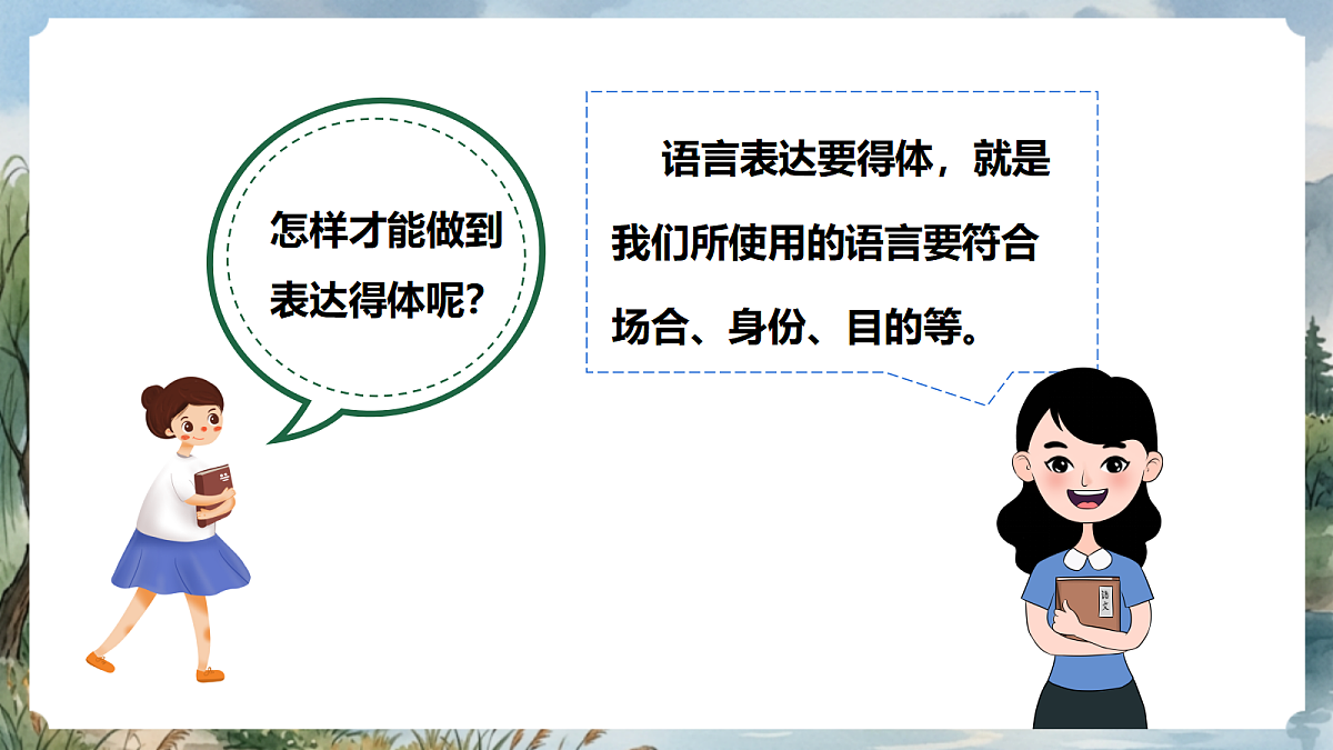 人教部编版语文八上 第六单元 写作《表达要得体》课件第6页