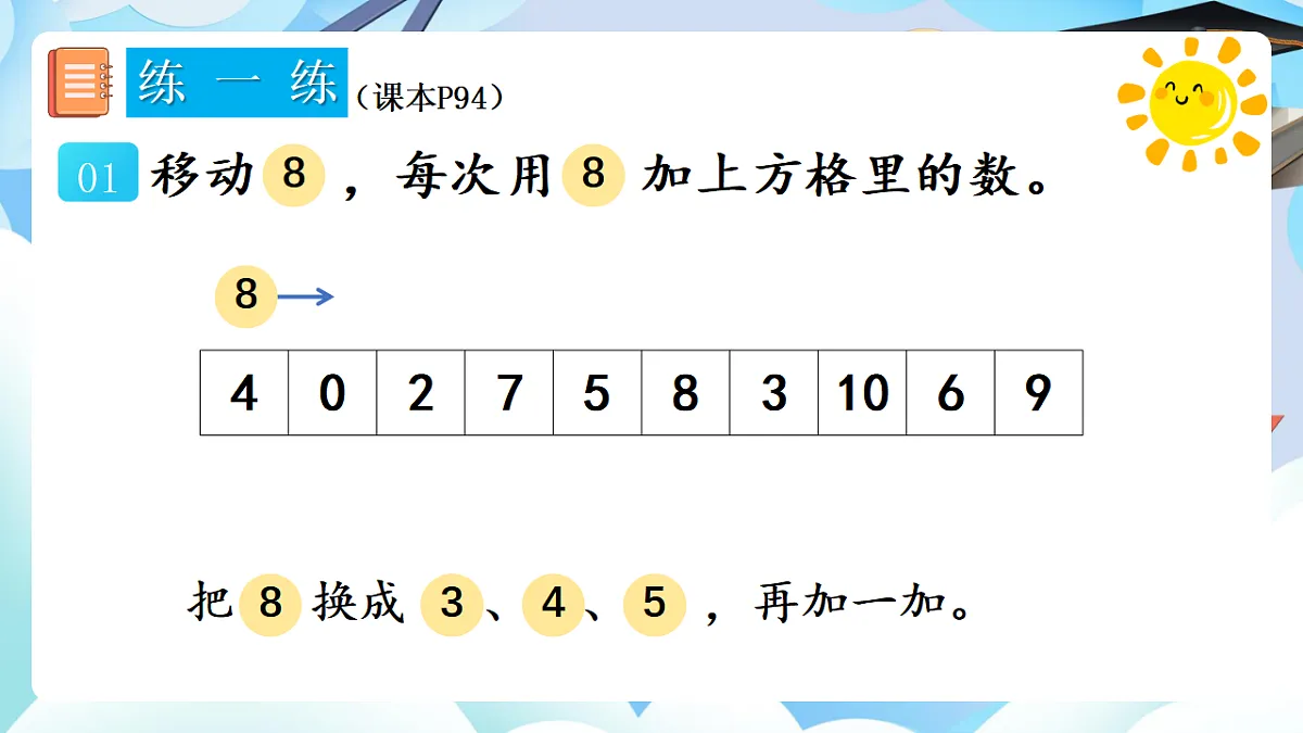 人教版小学数学一年级上册 第6课时《练一练（P94-P95）》课件（无答案版）第2页
