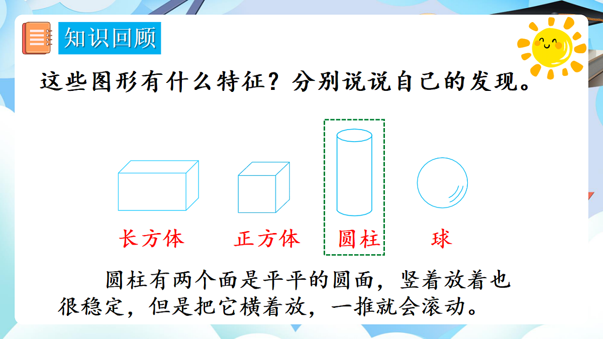 人教版小学数学一年级上册 第4课时《图形的认识》课件第5页