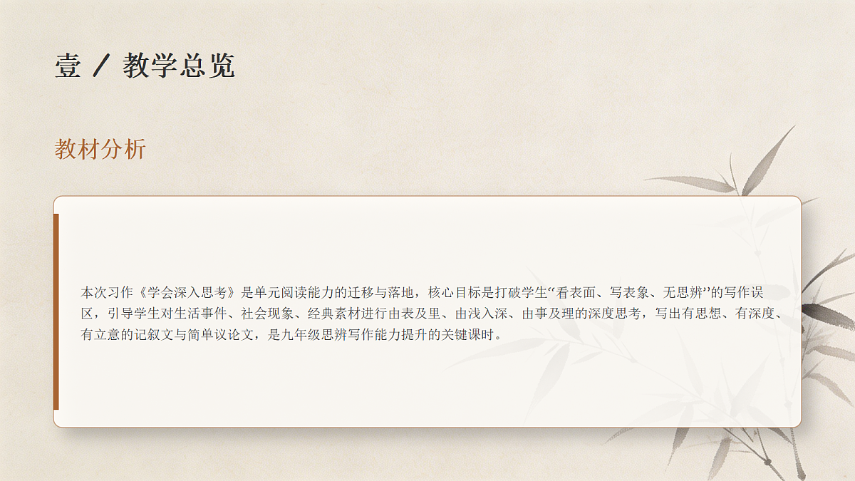 第六单元习作《学会深入思考》课件第3页